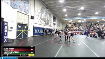 106 lbs Champ. Round 2 - Hunter Jauregui, Fountain Valley vs Luke Miller, Corona Del Mar