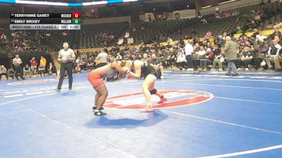 170 Class 2 lbs Champ. Round 1 - Emily Brixey, Willard vs Terryanne Garey, McCluer