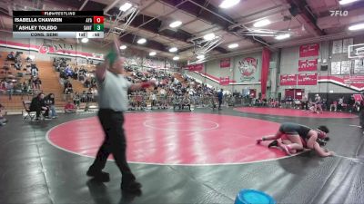 170 lbs Cons. Semi - Ashley Toledo, Santiago vs Isabella Chavarin, Ayala