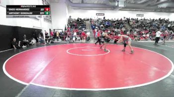 144 lbs Quarterfinal - Anthony Gonzalez, Skyview vs Enzo Hernandez, Jefferson
