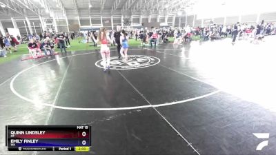 102-103 lbs Cons. Semi - Quinn Lindsley, MT vs Emily Finley, WA