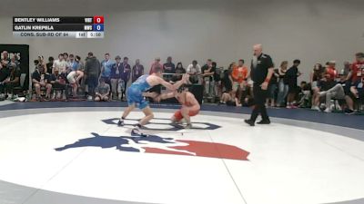 65 kg Cons. Sub-rd Of 64 - Bentley Williams, Viking RTC vs Gatlin Krepela, MWC Wrestling Academy