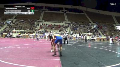 5A 165 lbs Quarterfinal - Drew Adams, Montevallo vs Aaron Hollinger, Beauregard HS