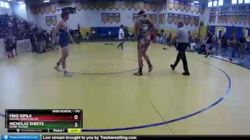 170 lbs Cons. Round 3 - Nicholas Sheets, Beebe Trained vs Mike Kipila, Sailors Wrestling Inc