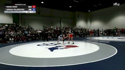 55 lbs 3rd Place Match - Amani Jones, Cardinal WC/ Titan Mercury Wrestling Club (TMWC) vs Areana Villaescusa, Army (WCAP)