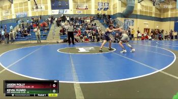 98 lbs Placement Matches (8 Team) - Jaxon Polly, Garrett Wrestling Club vs Kevin Munro, Leo Wrestling Club