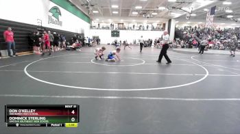 132 lbs Champ. Round 1 - Dominick Sterling, Lincoln Southeast High School vs Don O`kelley, Van Buren High School