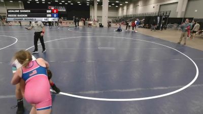 120.1-132 lbs Champ. Round 5 - Reese Baskin, Iowa vs Adaline Shimek, Northeast Iowa Wrestling Club