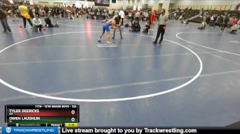 152 lbs Cons. Round 4 - Owen Laughlin, IA vs Tyler Deericks, OH