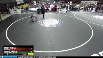 43 lbs Cons. Round 4 - Brody Thomas, California vs David J. Villa Iii, Top Dog Wrestling Club