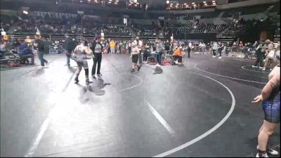 110 lbs Round Of 16 - Caleb Eberstein, Unattached vs Jackson Larsen, Howell