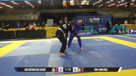 Michael Broughton Pilley vs Luis Arturo Diaz Colon 2025 Pan Jiu Jitsu IBJJF Championship