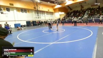 100 lbs Round 3 - Evalyn Perez, Snowflake vs Sadie Bateman, Mayer HS
