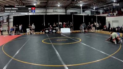 125 kg Cons. Round 5 - Joshua Terrill, Michigan Wrestling Club vs Isaiah Vance, UPJ