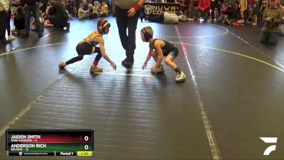 50 lbs Round 1 (4 Team) - Jaiden Smith, Iowa Hammers vs Anderson Rich, Belding