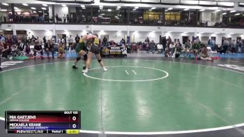 180 lbs Cons. Round 3 - Mickaela Keane, Northern Michigan University vs Mia Gaetjens, Adrian College