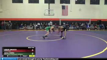 138 lbs Cons. Round 1 - Josue Orozco, ROUND LAKE vs Geno Papes, New Lenox (PROVIDENCE CATHOLIC)