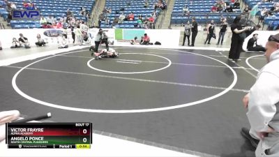 49 lbs Quarterfinal - Victor Frayre, Alpha Academy vs Angelo Ponce, South Central Punishers