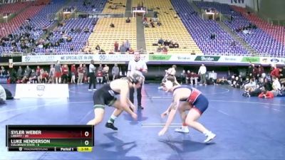 174 lbs Round 2 (8 Team) - Syler Weber, Liberty vs Luke Henderson, Colorado State