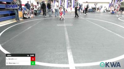 46 lbs Round Of 32 - Logan Smith, Smith Wrestling Academy vs Daxton Morrow, Piedmont