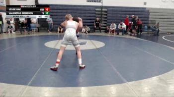 126 lbs 3rd Place Match - Jesse Rae, All In Wrestling Academy vs Valentino Meneses, TW Wrestling