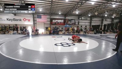 74 kg Cons. Rd Of 64 - Claudio Torres, Hawkeye Wrestling Club vs Cole Hopkins, Chippewa Wrestling Club