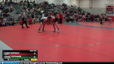 150 lbs Cons. Round 4 - Casen Wopsock, Uintah vs Ethan Toothaker, Cedaredge