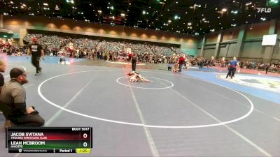 52-63 lbs Round 1 - Jacob Svitana, Truckee Wrestling Club vs Leah McBroom, Aniciete