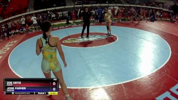 130 lbs Champ. Round 2 - Zoe Ortiz, Idaho vs Josie Farmer, Oregon