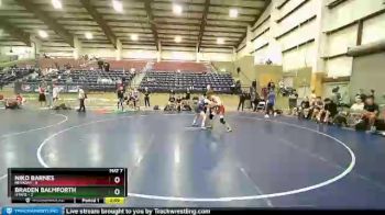 120 lbs Round 1 (8 Team) - Niko Barnes, NEVADA1 vs Braden Balmforth, UTAH2