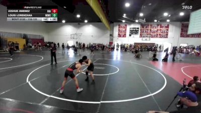 118-125 lbs Round 2 - Louis Lorenzana, Wolves Den Wrestling Club vs Joshue Jimenez, Ohana