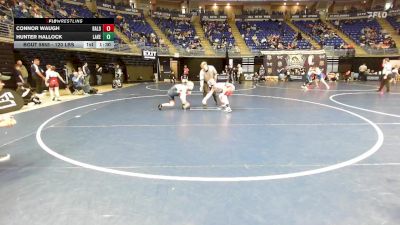 120 lbs Consy 3 - Connor Waugh, Bald Eagle Area vs Hunter Hallock, Lake Lehman