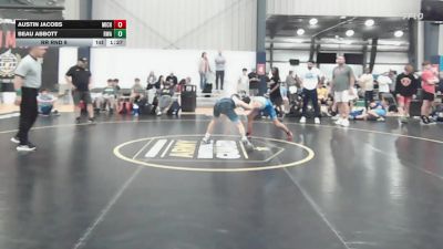 103 lbs Rr Rnd 9 - Austin Jacobs, Michigan Premier Red - BHS vs Beau Abbott, Roundtree Wrestling Academy - BHS