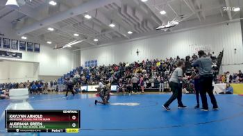 100 lbs Semifinal - Audriana Green, St. Martin High School Girls vs Kaylynn Arnold, Mississippi School For The Blind