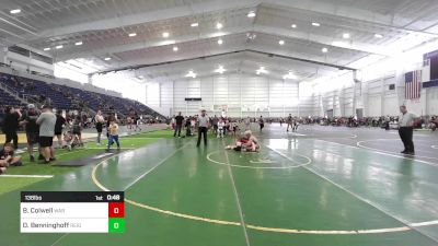 138 lbs Consolation - Brode Colwell, WAR Wrestling Club vs Oliver Benninghoff, Reign WC