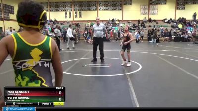 80 lbs Round 2 - Tyler Brown, Orchard South vs Max Kennedy, VHW/Dragon