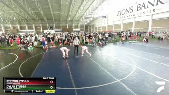 90 lbs Champ. Round 1 - Dylan Stubbs, Kanab Cowboys vs Stetson Syphus, Mountain Ridge