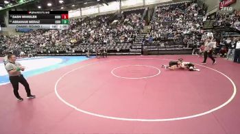 4A 126 lbs Champ. Round 1 - Abraham Meraz, Cedar vs Dash Wheeler, Hurricane
