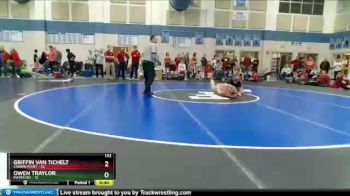 132 lbs Placement (4 Team) - Owen Traylor, Mater Dei vs Griffin Van Tichelt, Crown Point