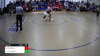 152 lbs Quarterfinal - Jeremiah Fines-Vargas, Butler vs Gordon Hackaday, Shaler Area