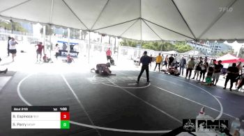 157 lbs Round Of 16 - Bradley Espinoza, Silverback WC vs Seth Parry, Newport Harbor