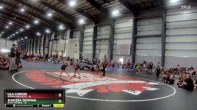 66 lbs Semis - R1 Wb - Suncera Dickman, Black Mambas vs Lila Carson, Badger Girls Elite