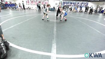 49 lbs Round Of 32 - Elijah Stimac, Bridge Creek Youth Wrestling vs Ocean McCullough, Tecumseh Youth Wrestling