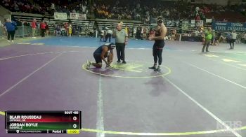 D 1 220 lbs Cons. Round 4 - Blair Rousseau, Catholic, BR vs Jordan Boyle, Hahnville