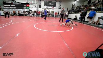 49 lbs Round Of 16 - Cambrie Kelso, Tiger Trained Wrestling vs Ryder Hastings, Hornet Wrestling Club