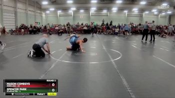 132 lbs Round 2 (8 Team) - Mason Comegys, Rebellion vs Spencer Park, Scanlan WA