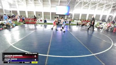 190 lbs Placement Matches (8 Team) - Jackson Barnhisel, Texas Gold vs Peter Mocco, Florida