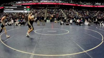 4A 132 lbs Cons. Round 2 - Ethan Finn, Pinecrest vs Colt Cambruzzi, Providence High School