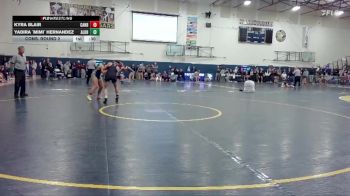 115 lbs Cons. Round 2 - Kyra Blair, Canby vs Yadira `Mimi` Hernandez, Aloha