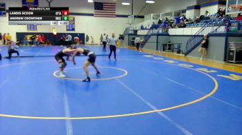 165 lbs Quarterfinal - Landis Scoon, Ottawa University vs Andrew Crowther, Iowa Western Community College